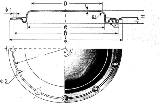 5 - resistenza invecchiante del diaframma resistente della valvola pneumatica dell'olio di 1500mm
