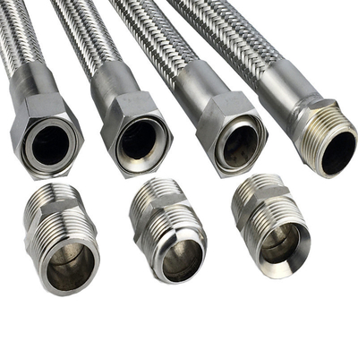 Tubo flessibile ammortizzatore del tubo flessibile di acciaio inossidabile del metallo del  di PTFE