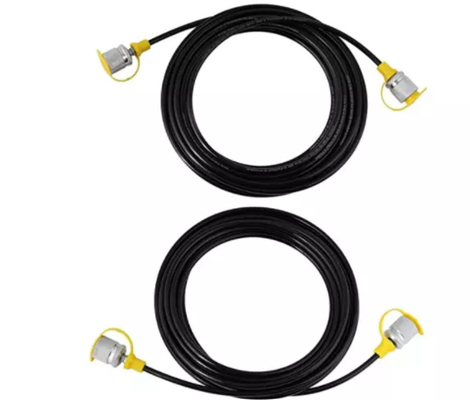 Tubo flessibile idraulico d'avvolgimento di Steel Wire Braided dell'escavatore idraulico ad alta pressione di gomma del tubo flessibile