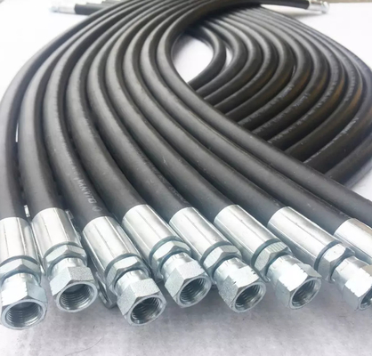 Tubo flessibile intrecciato flessibile 0-50MPA del vapore del filo di acciaio