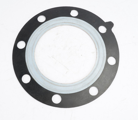 La guarnizione di gomma composita della flangia del  del commestibile di PTFE ha personalizzato la dimensione
