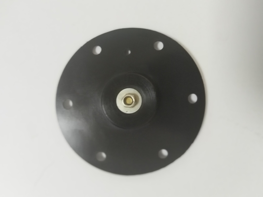 Diaframma di valvola solenoide resistente alle sostanze chimiche con ampio intervallo di temperatura di funzionamento in finitura nera