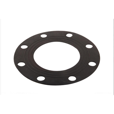 Gassetta di flange di gomma di superficie liscia con alta resistenza al calore 300% di allungamento