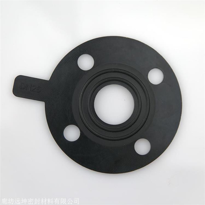Diverse dimensioni di guarnizione di flange di gomma con eccellente resistenza agli acidi e allungamento del 300%