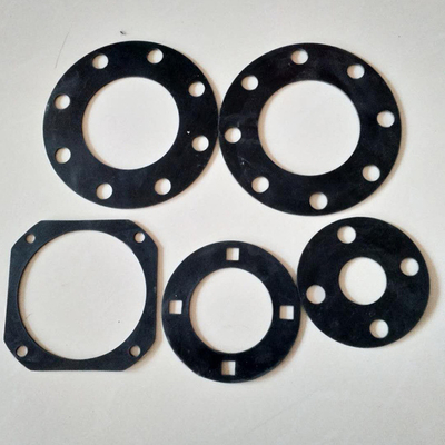 70 Shore A Hardness Rubber Flange Gasket con 25% di compressione e varie dimensioni