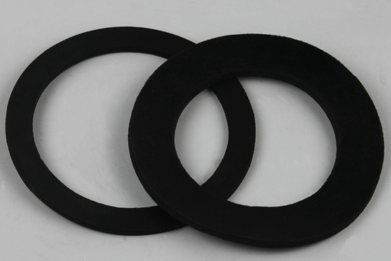 Guarnizione di flange di gomma spessore 1/16 pollici sigillante di flange elastomerica resistenza all'olio duratura