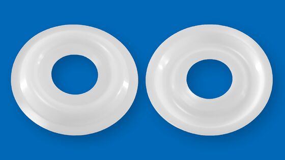 Pompa dosatrice a membrana con intervallo di temperatura da meno 20 gradi Celsius a più 150 gradi Celsius, che offre una durata di 1.000.000 di cicli per l'erogazione di liquidi