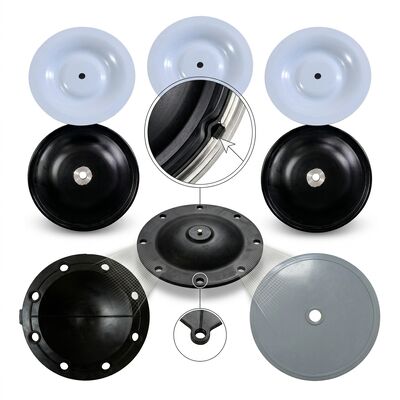 Polyurethane PU Abrasion Resistant Valve Rubber Diaphragm Slurry Mining High Wear Life 90A