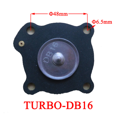 Modello su ordinazione TURBO-DB16 75M di dimensione del diaframma della valvola di impulso elettromagnetico a 1,5 pollici